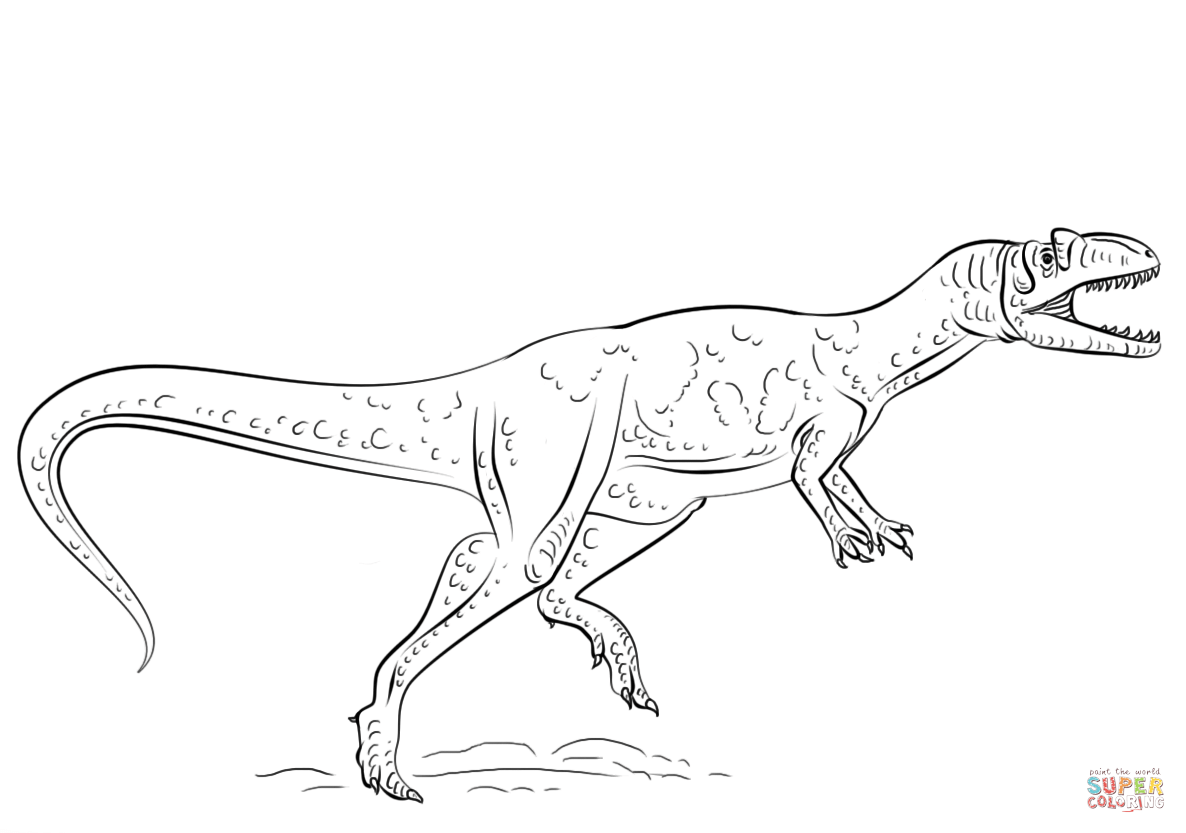 Allosaurus fargelegging