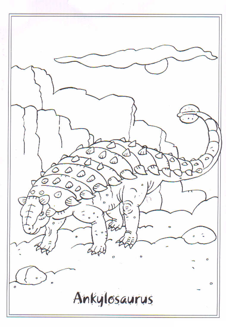 Ankylosaurus fargelegging
