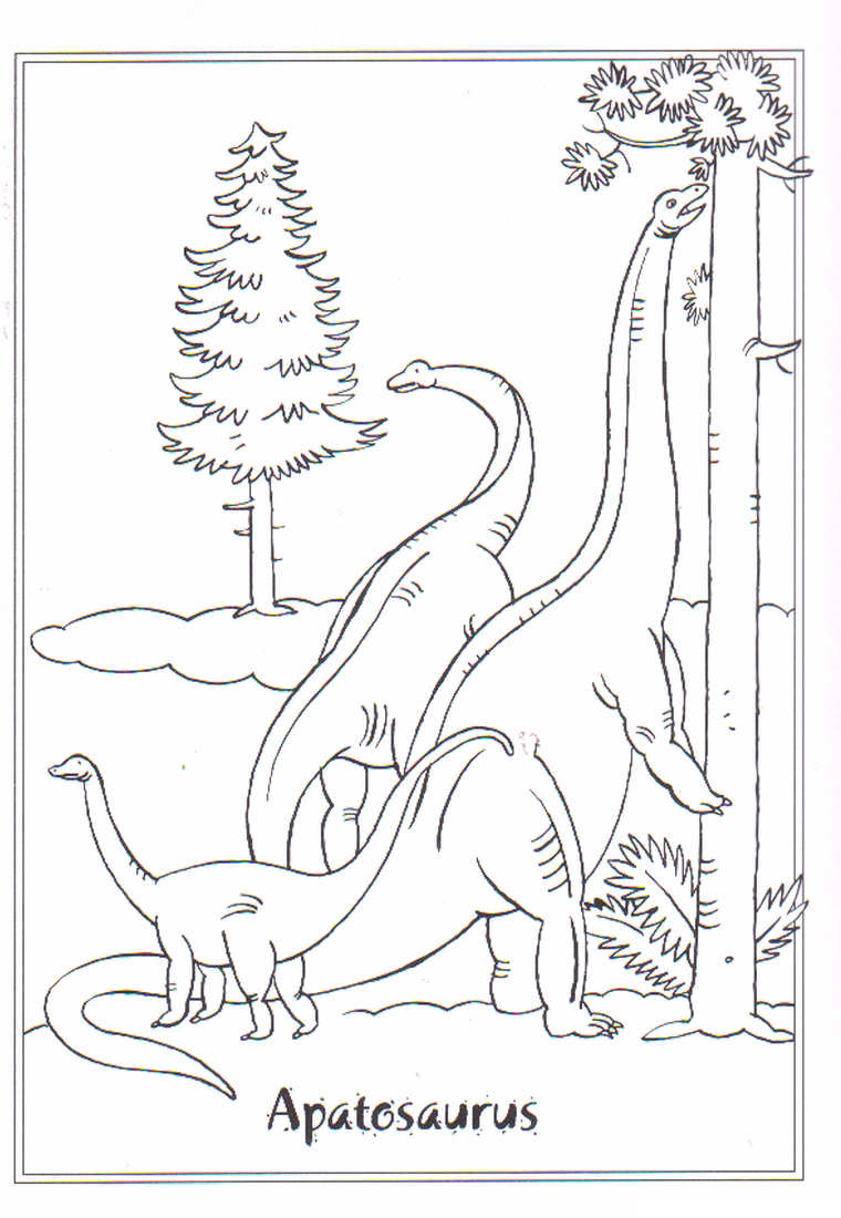 Apatosaurus fargelegging