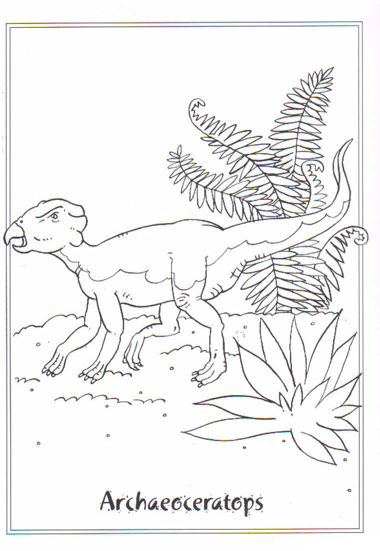 Archaeoceratops fargelegging