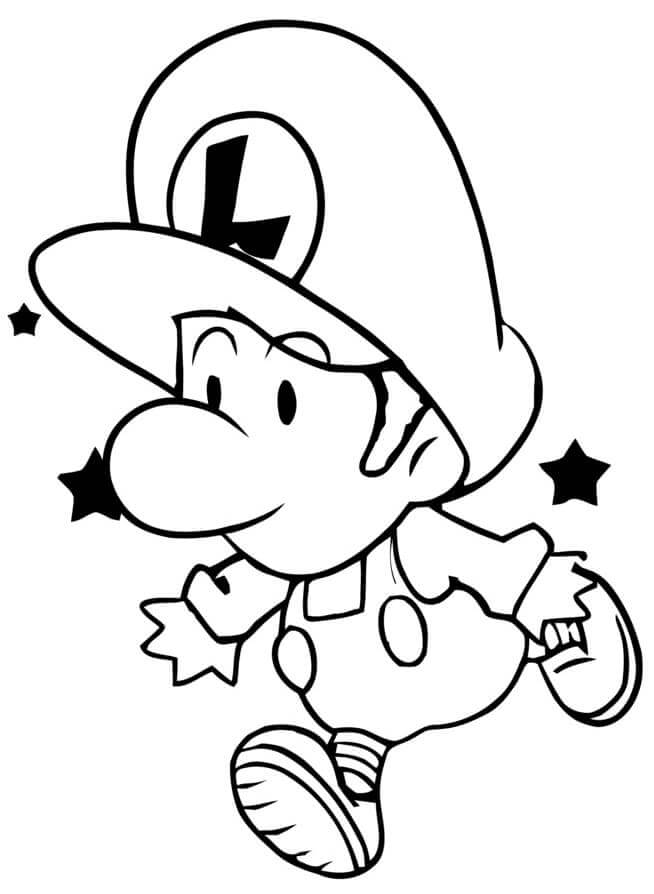 Baby Luigi fargeleggingsside