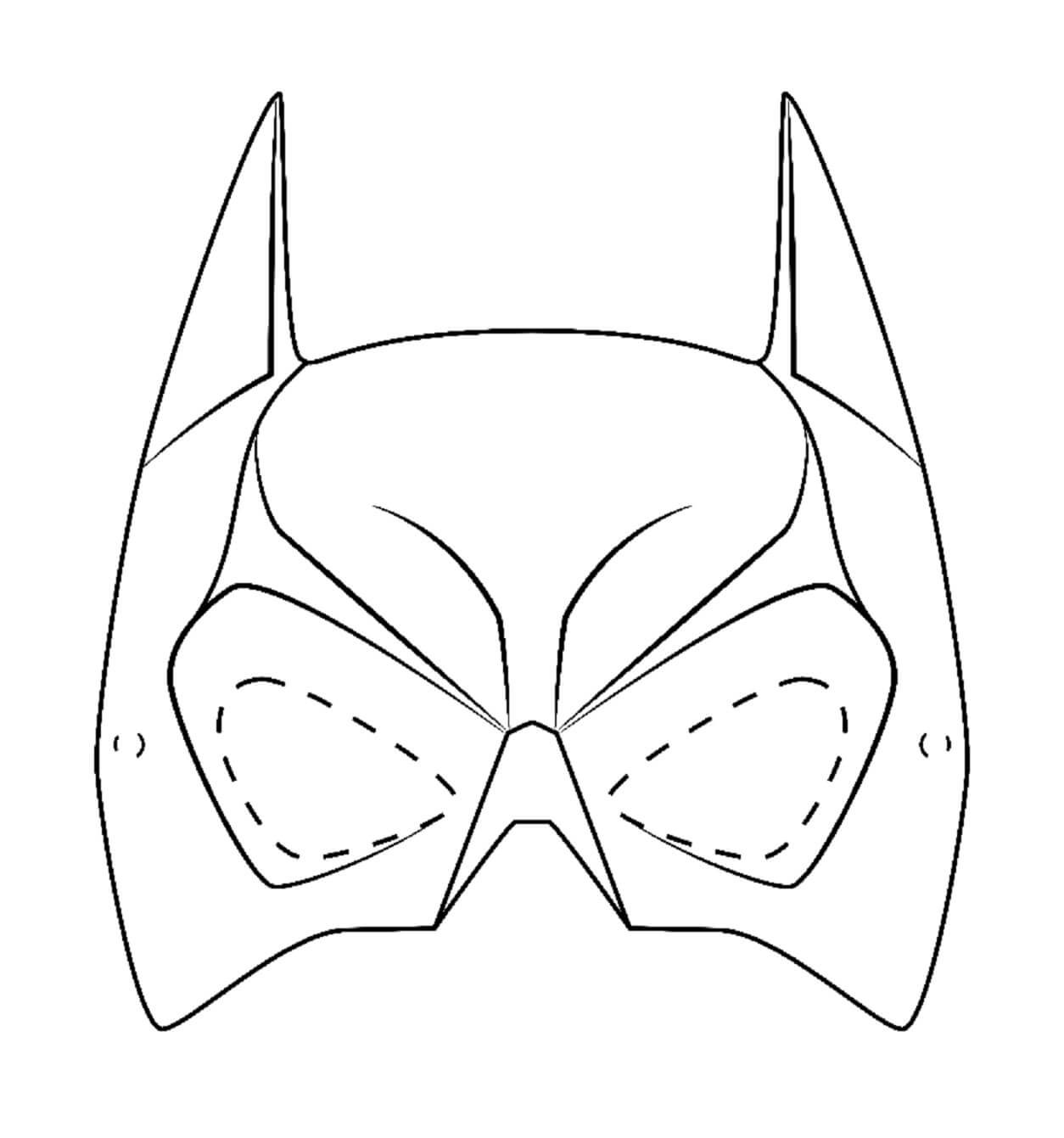 Batman Maske fargelegging