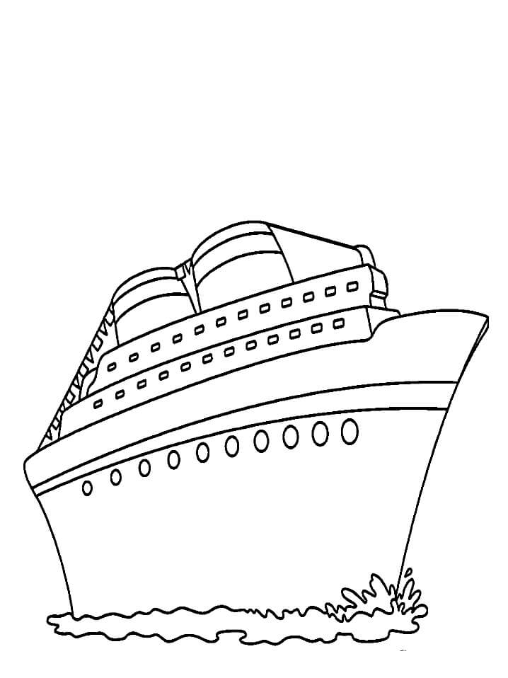 Cruise Skip fargeleggingsside