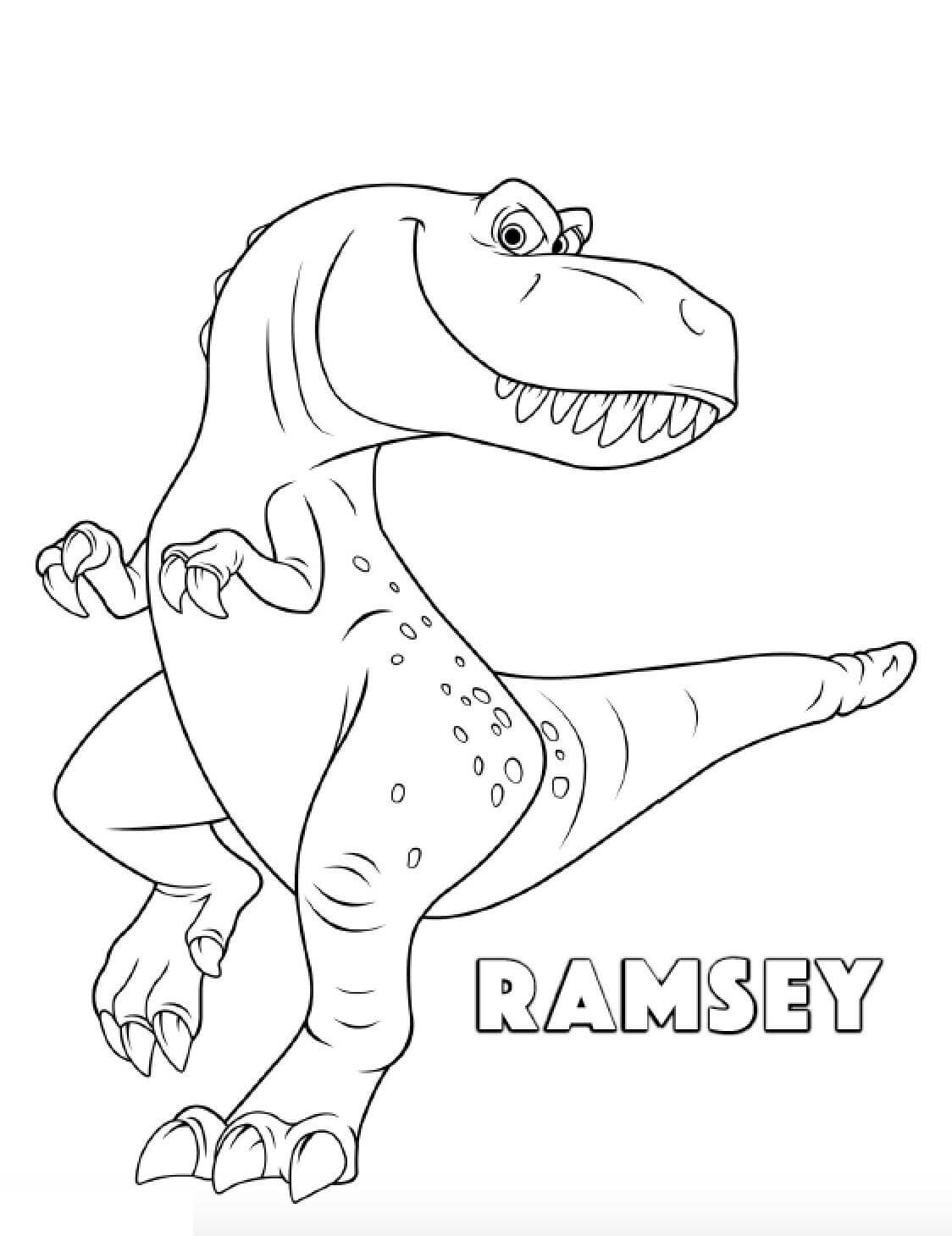 Dinosaur Ramsey fargelegging