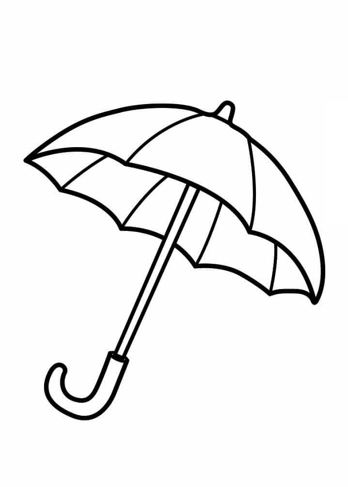Flott Paraply fargeleggingsside