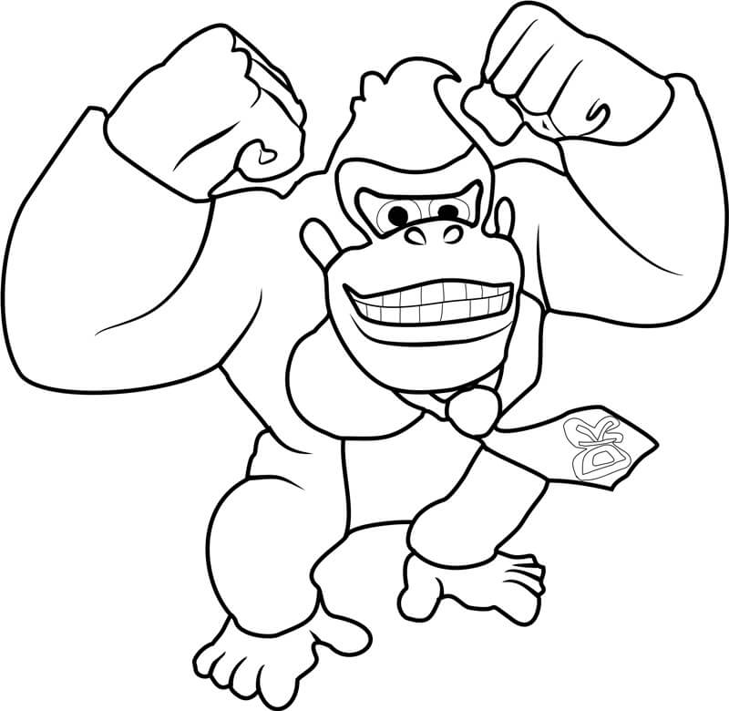 Glad Donkey Kong fargelegging