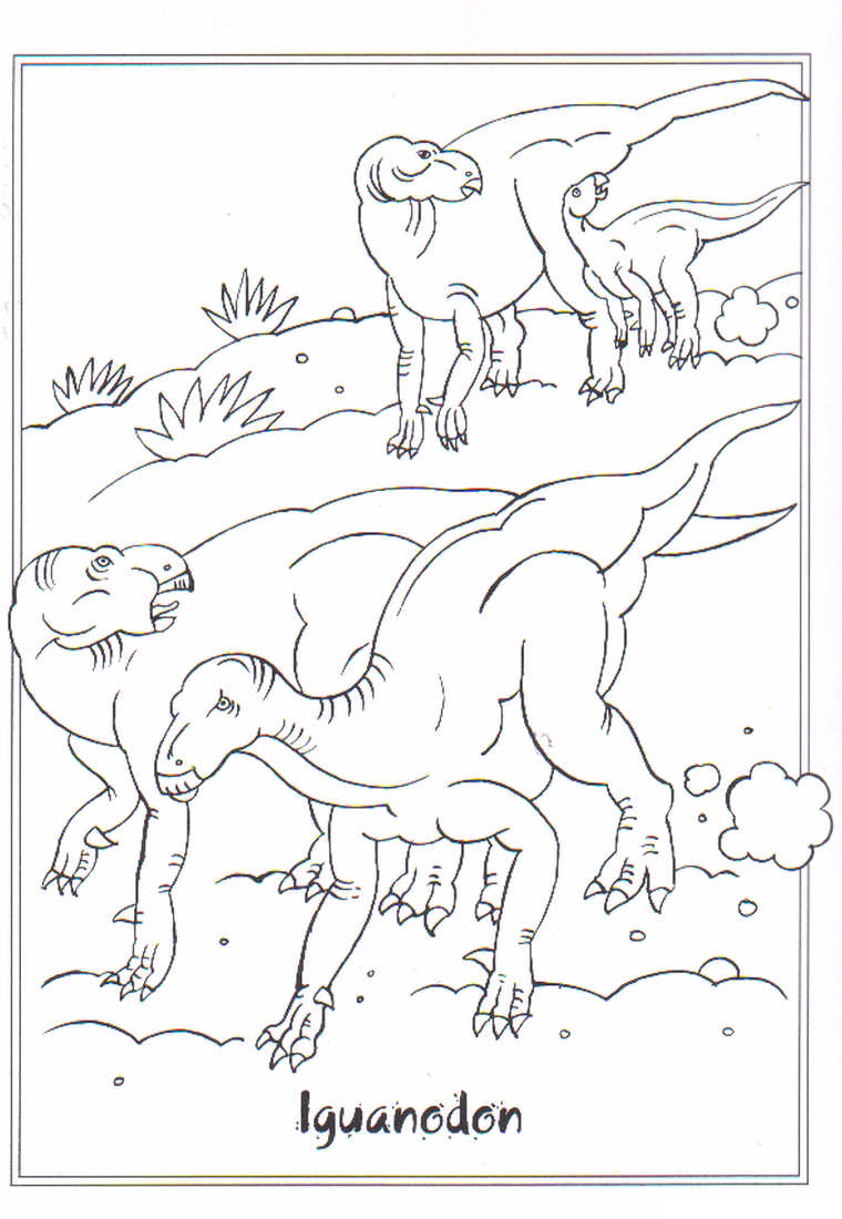Iguanodon fargelegging
