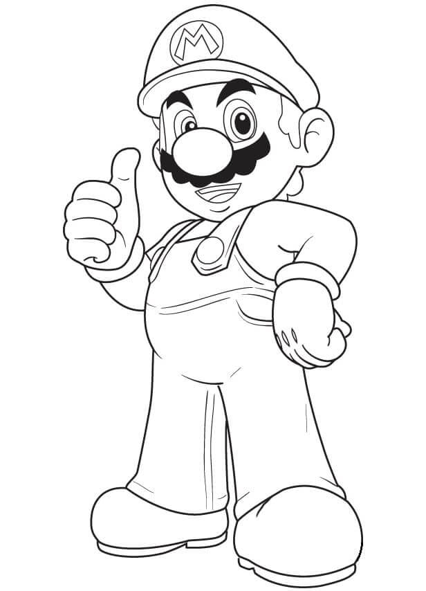 Kul Mario fargeleggingsside