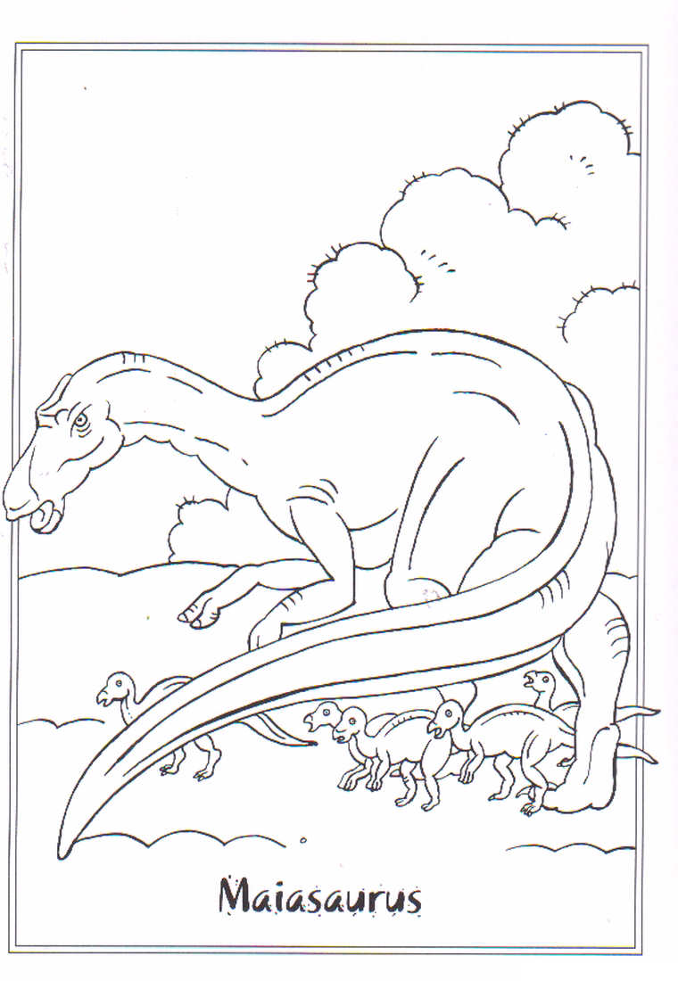 Maiasaurus fargelegging