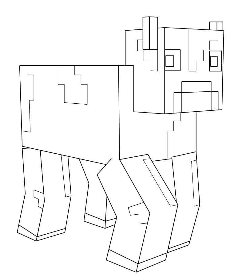 Minecraft Cow fargelegging