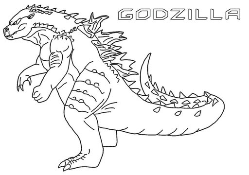 Normal Godzilla fargelegging