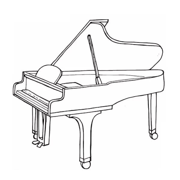 Normalt Piano fargelegging