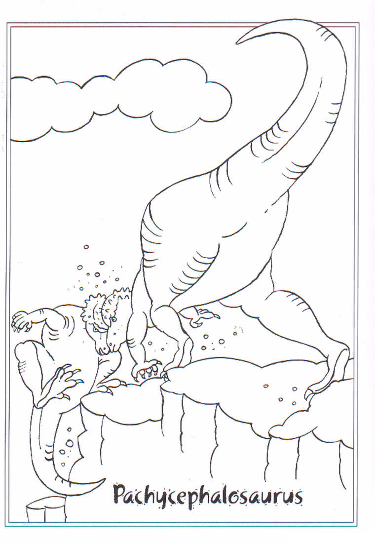 Pachycephalosaurus fargelegging