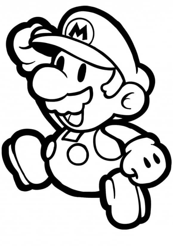 Papir Mario fargeleggingsside