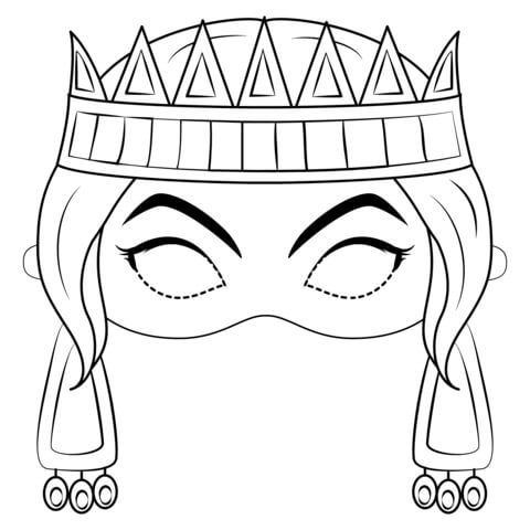 Queen Mask fargelegging