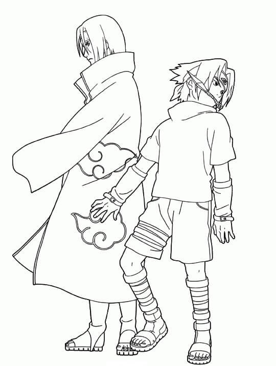 Sasuke vs Itachi fargelegging