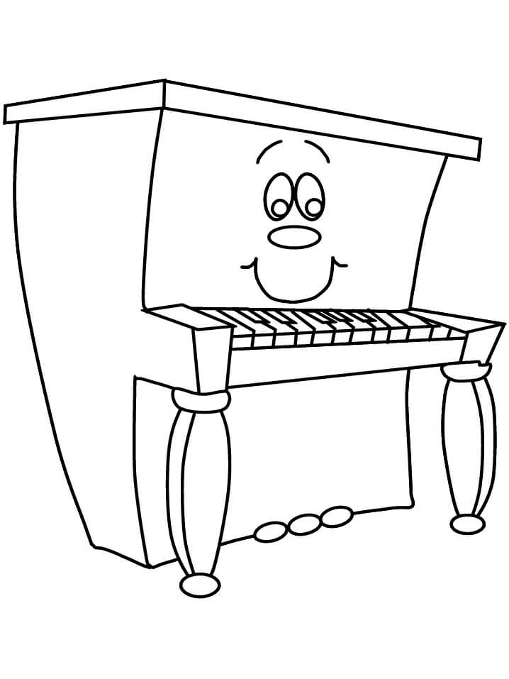 Smilende Piano fargelegging