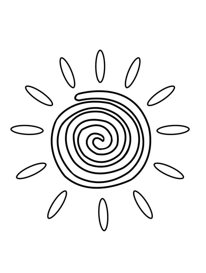 Spiral Sol fargeleggingsside