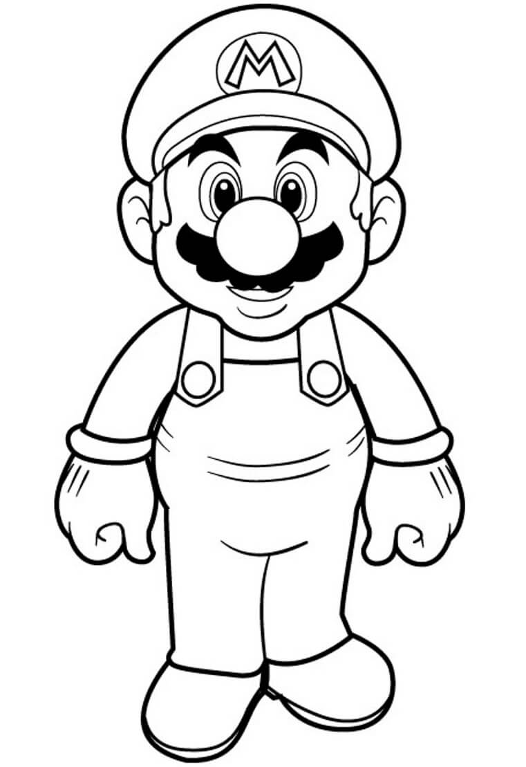 Super Mario fargeleggingsside