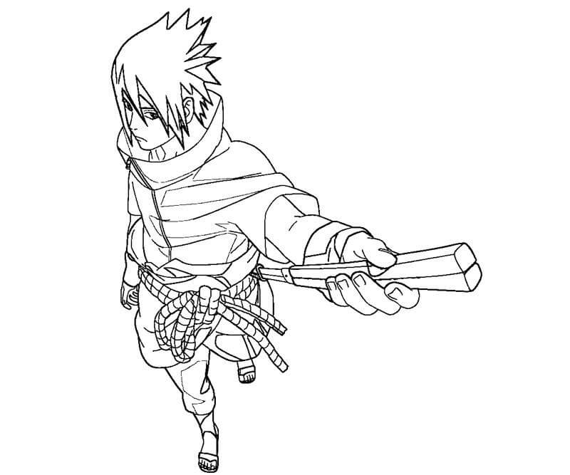 Teenage Sasuke fargelegging