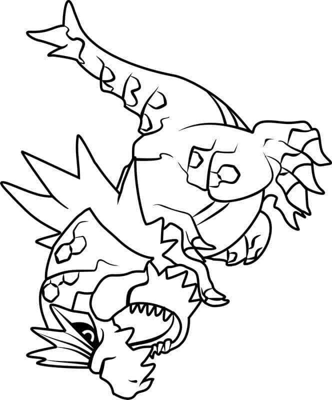 Tyrantrum Pokemon fargeleggingsside