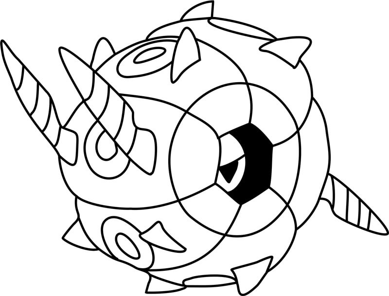 Whirlipede Pokemon fargeleggingsside