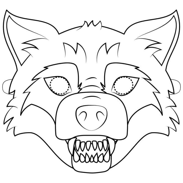 Wolf Mask fargelegging