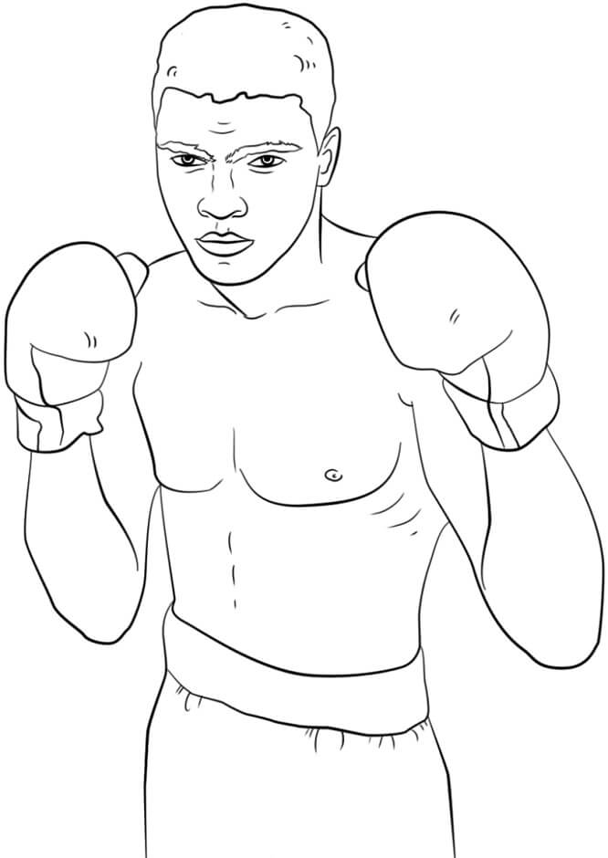 Bokseren Muhammad Ali fargelegging