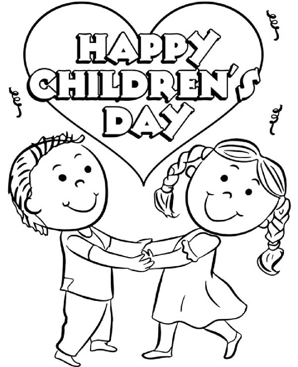 Barnas dag (Children’s Day) fargelegging