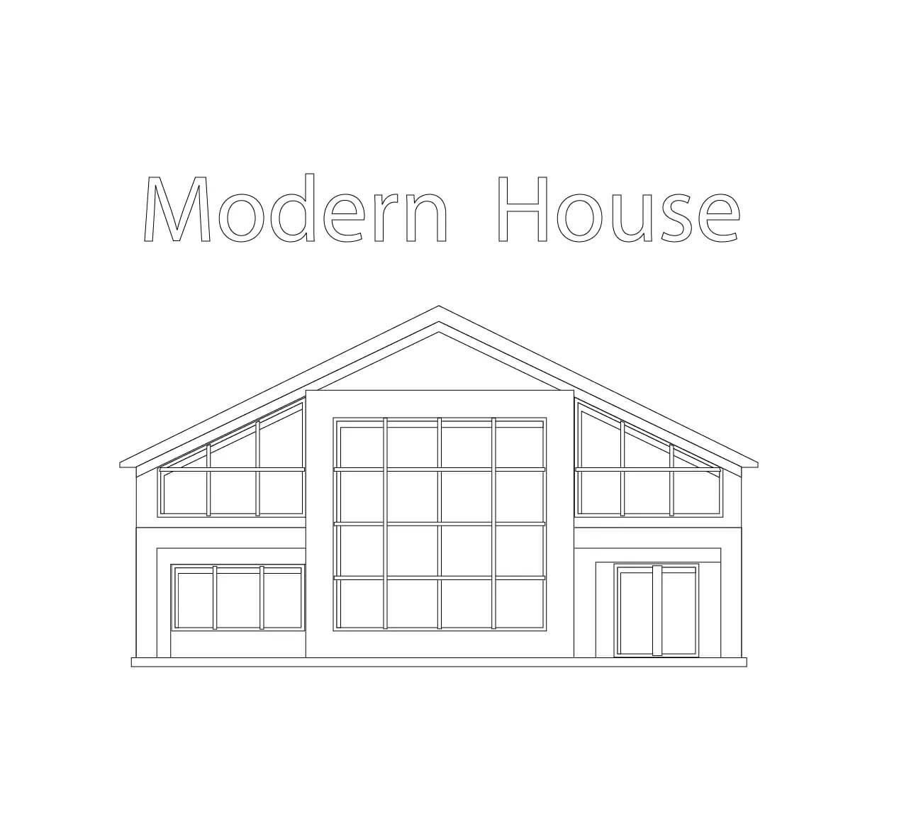 Moderne Hus fargelegging