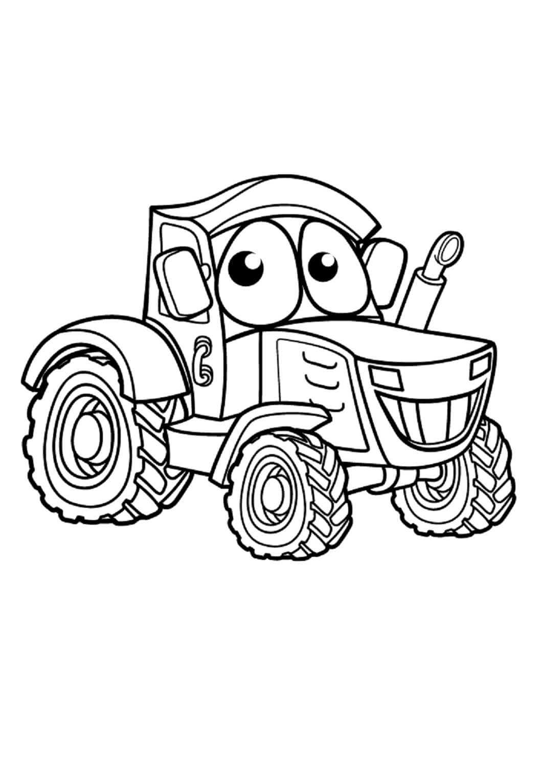 Moro Traktor fargelegging