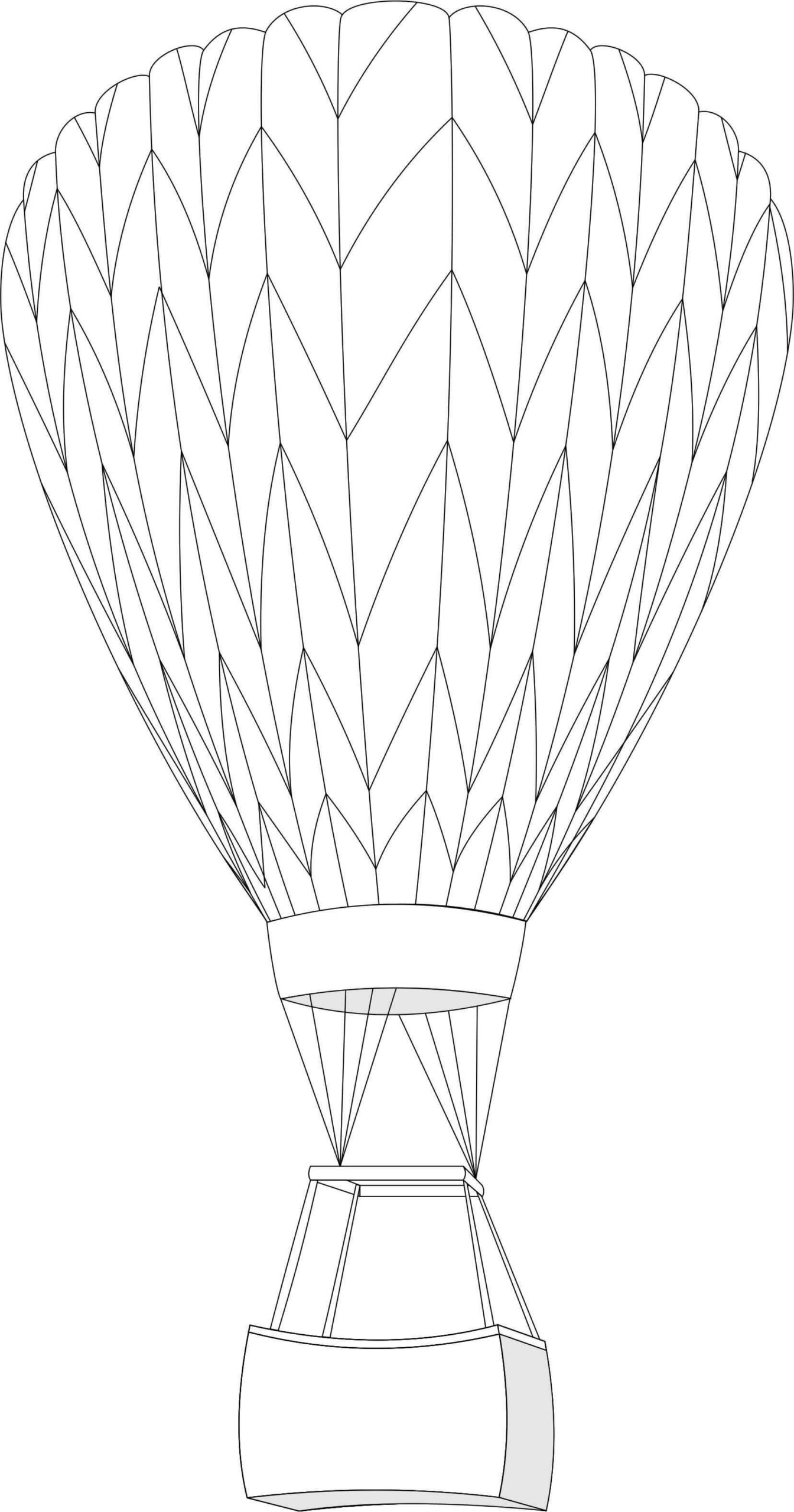 Pen Varmluftsballong fargeleggingsside