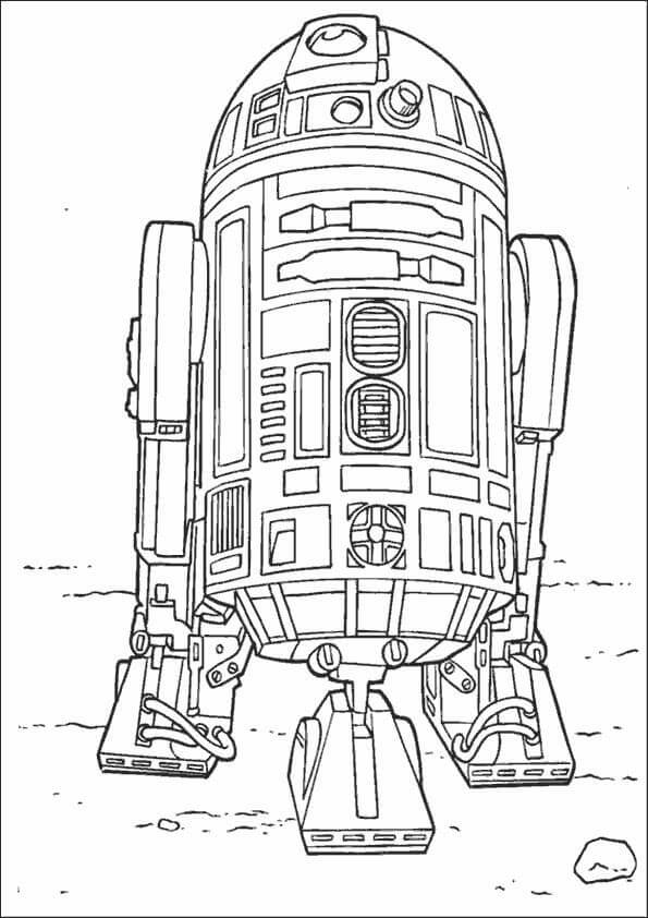 R2-D2 fargelegging