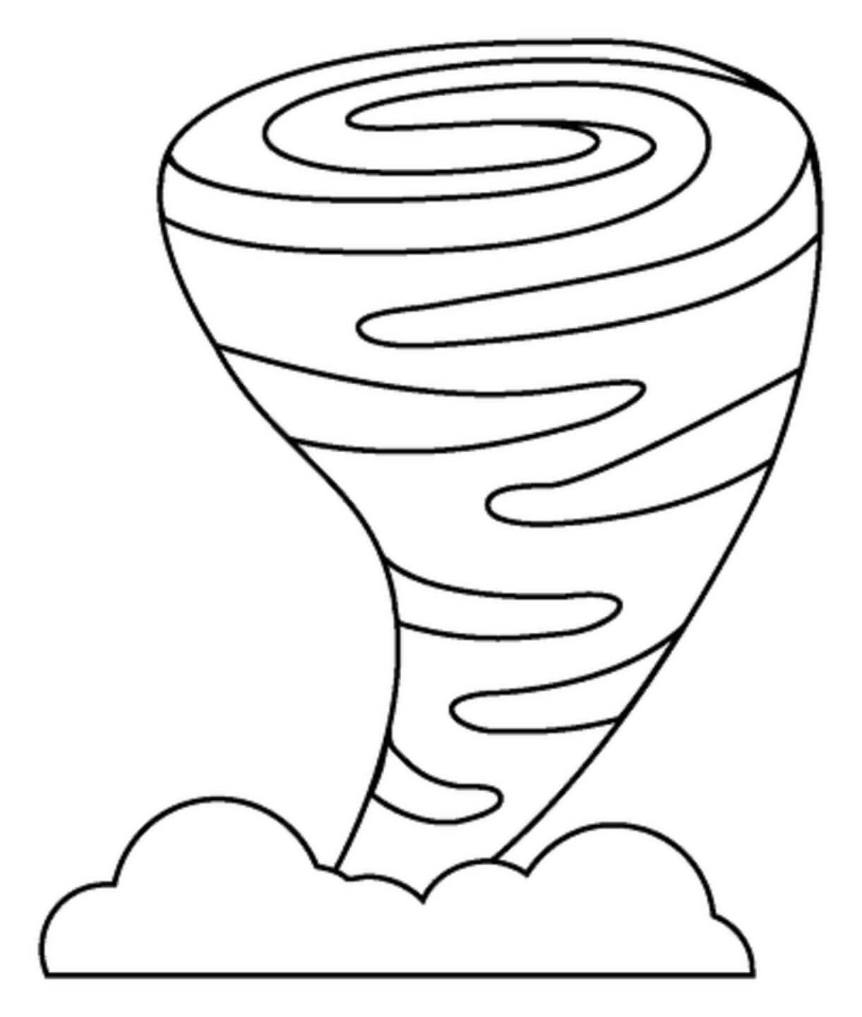 Tornado Emoji fargeleggingsside
