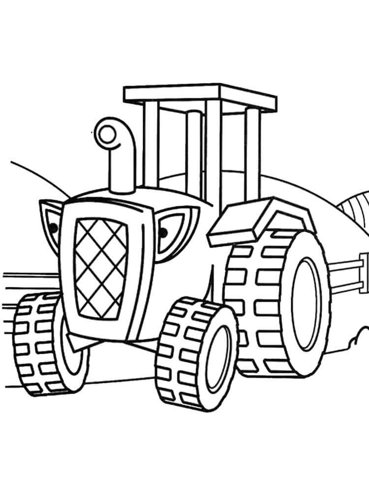 Traktor Gratis Grafikk fargeleggingsside