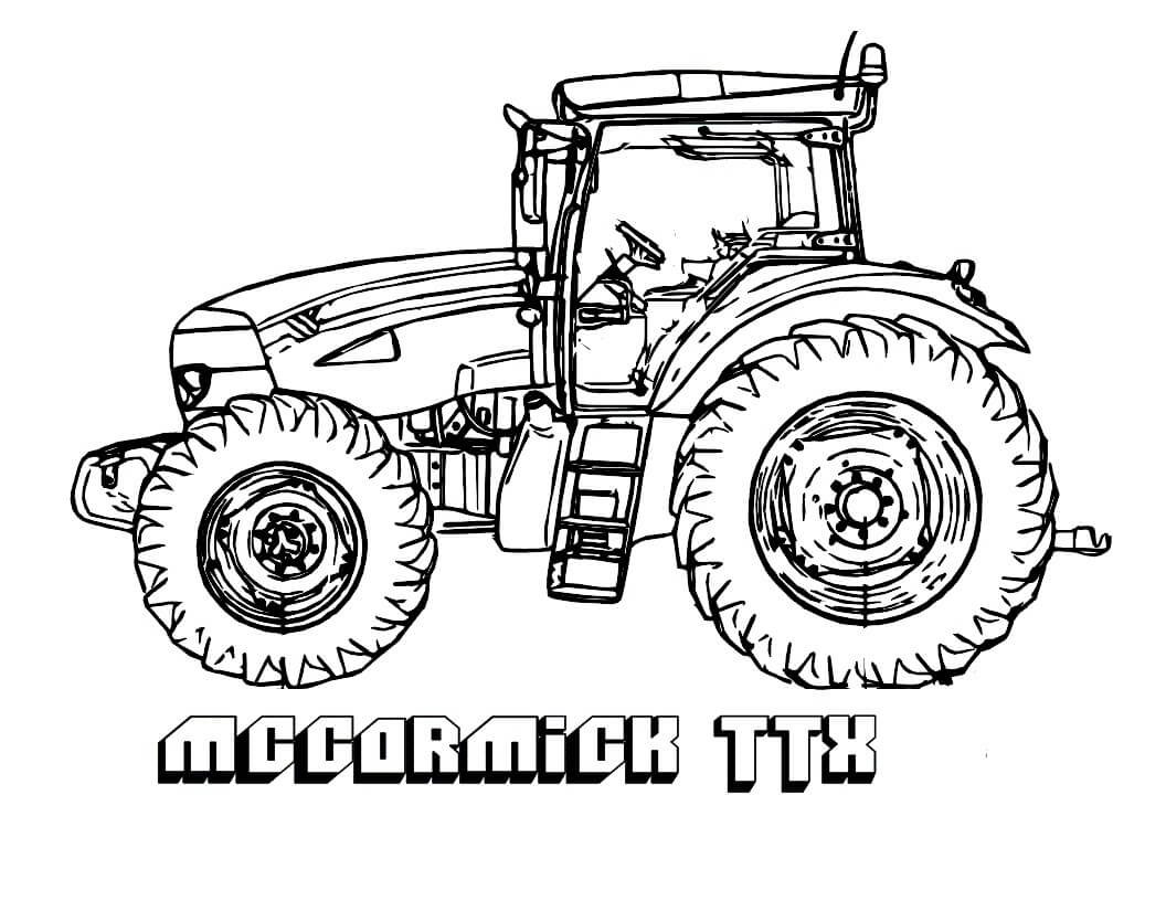 Traktor McCormick TTX fargeleggingsside