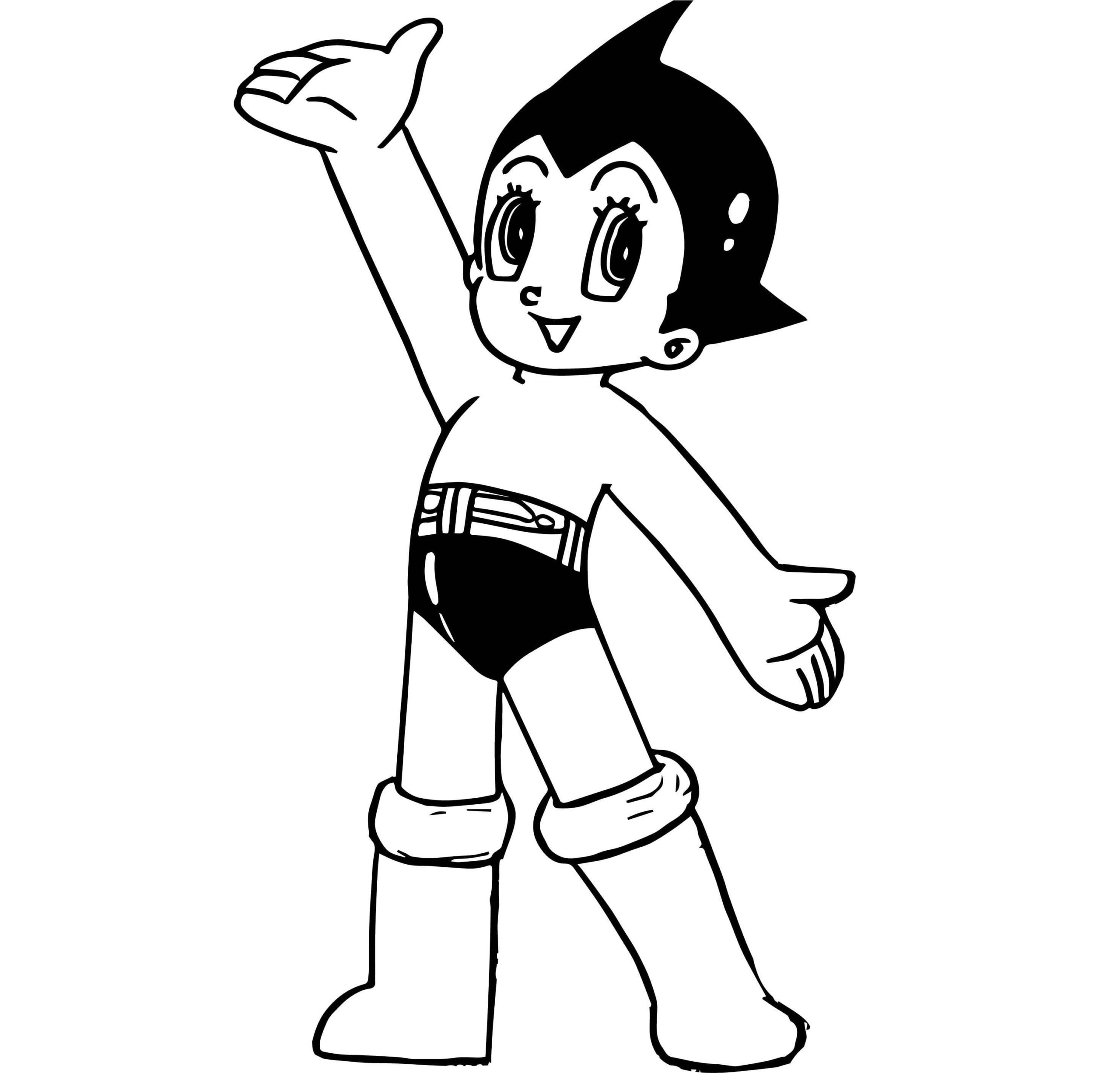 Astro Boy bilde fargelegging