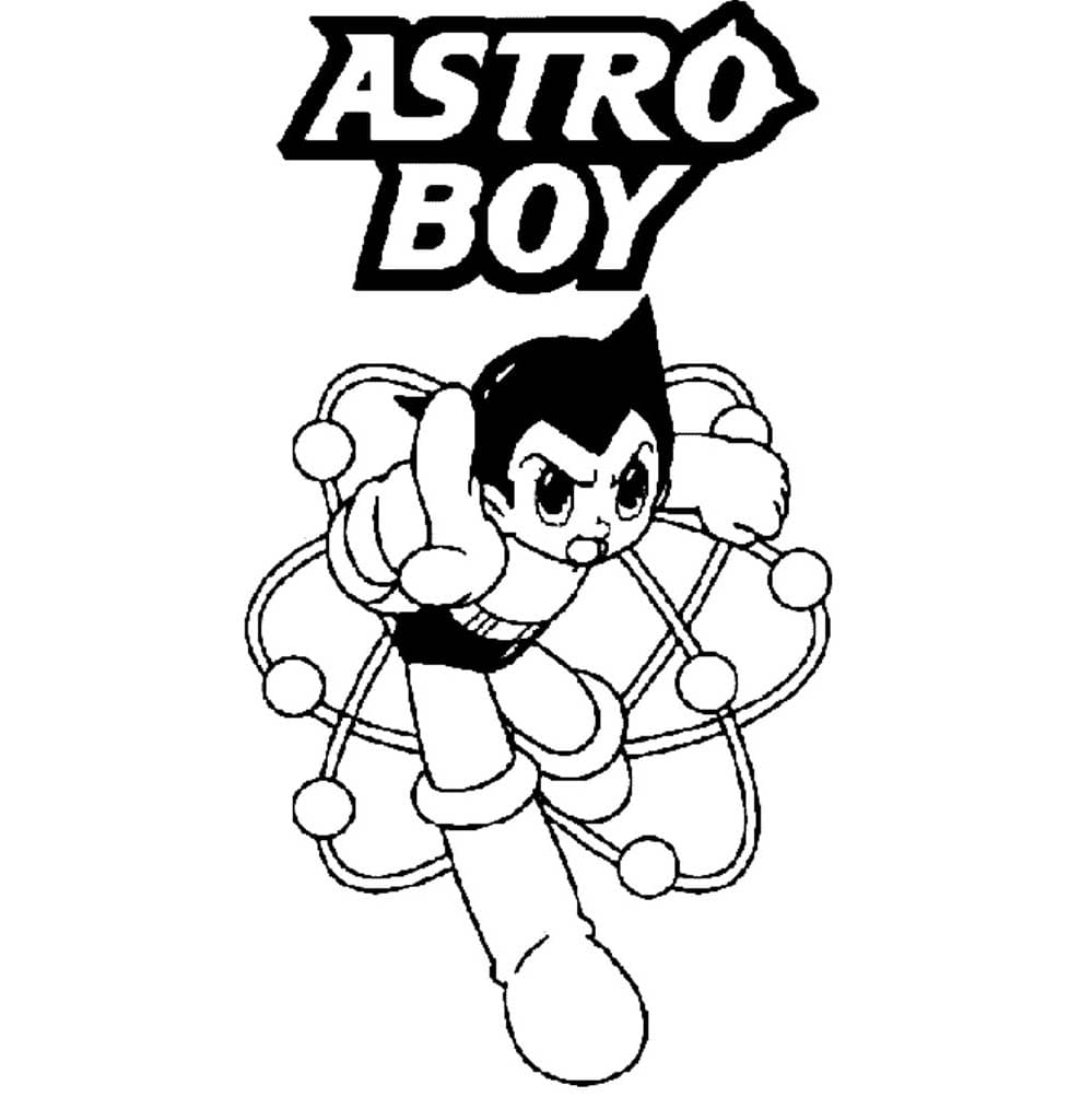 Astro Boy bilde HD fargeleggingsside