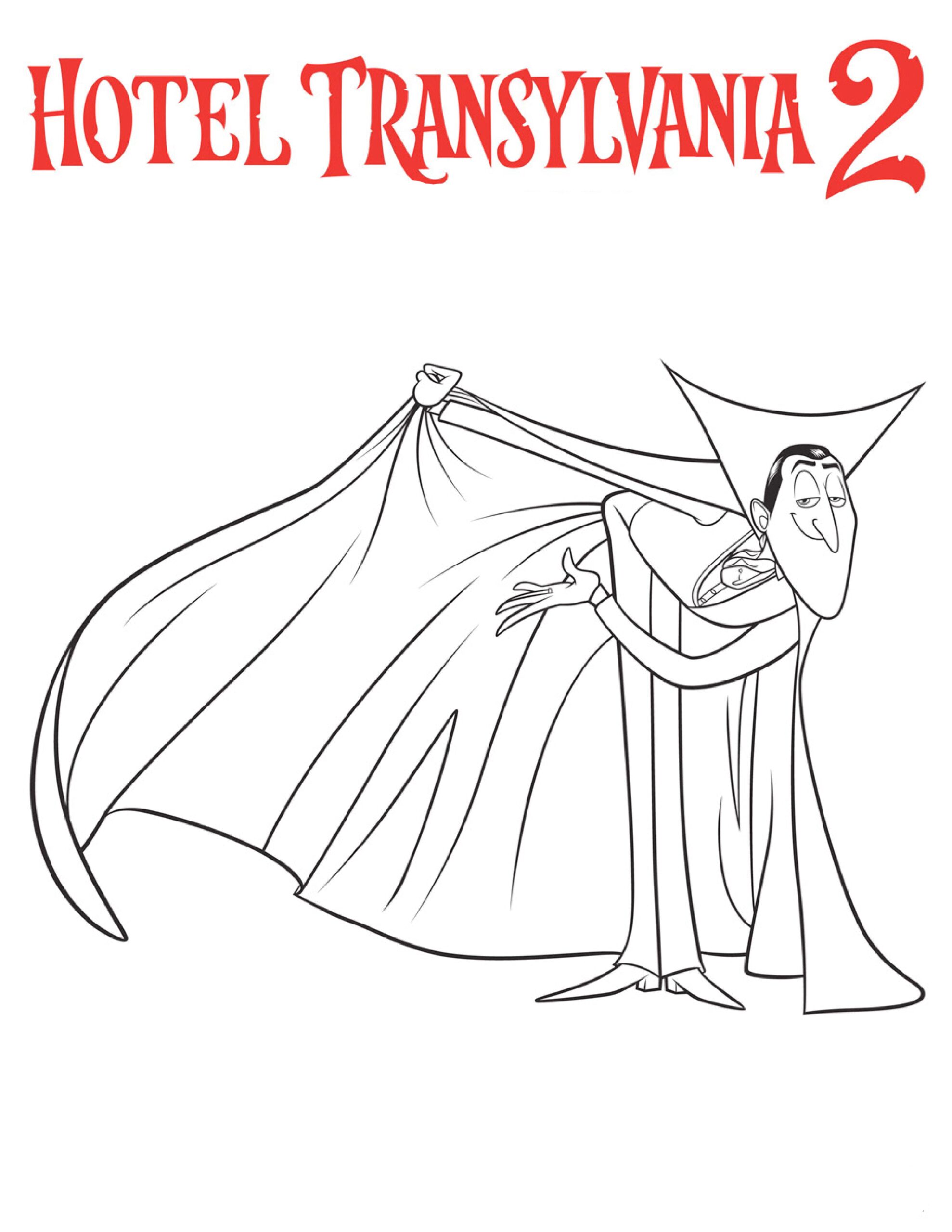 Dracula Hotel Transylvania 2 fargelegging