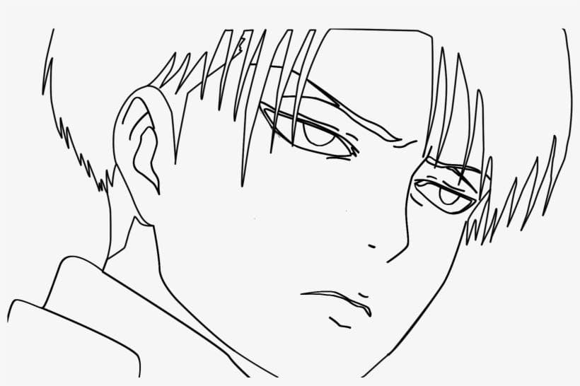 Levi Ackerman-bilde fargelegging