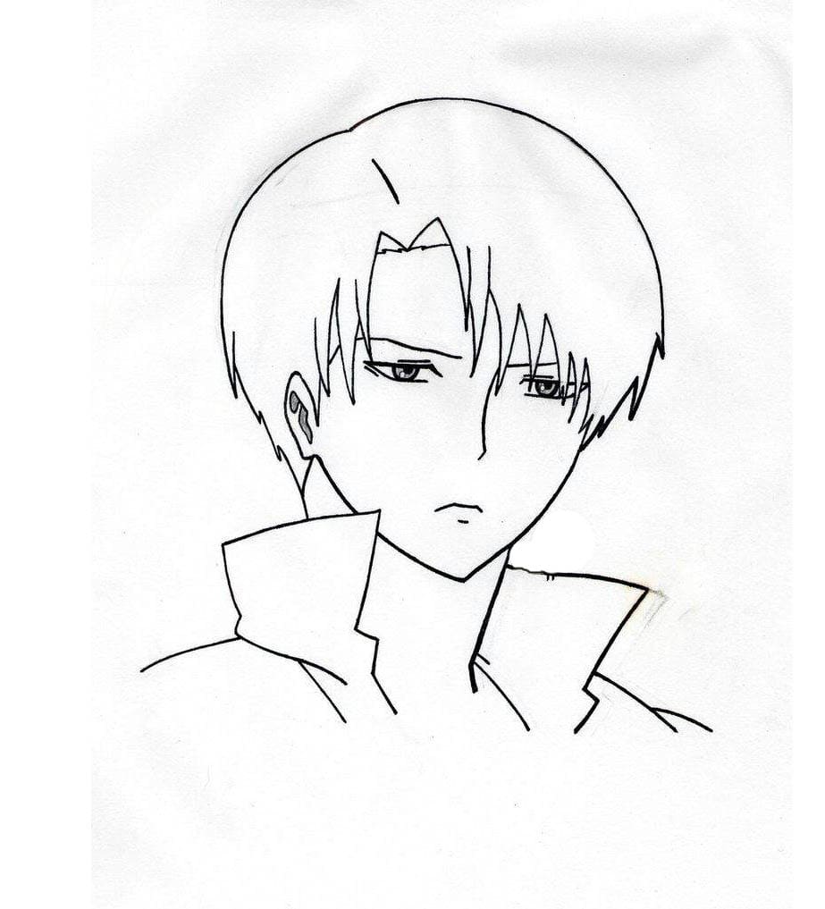 Levi Ackerman leder fargeleggingsside