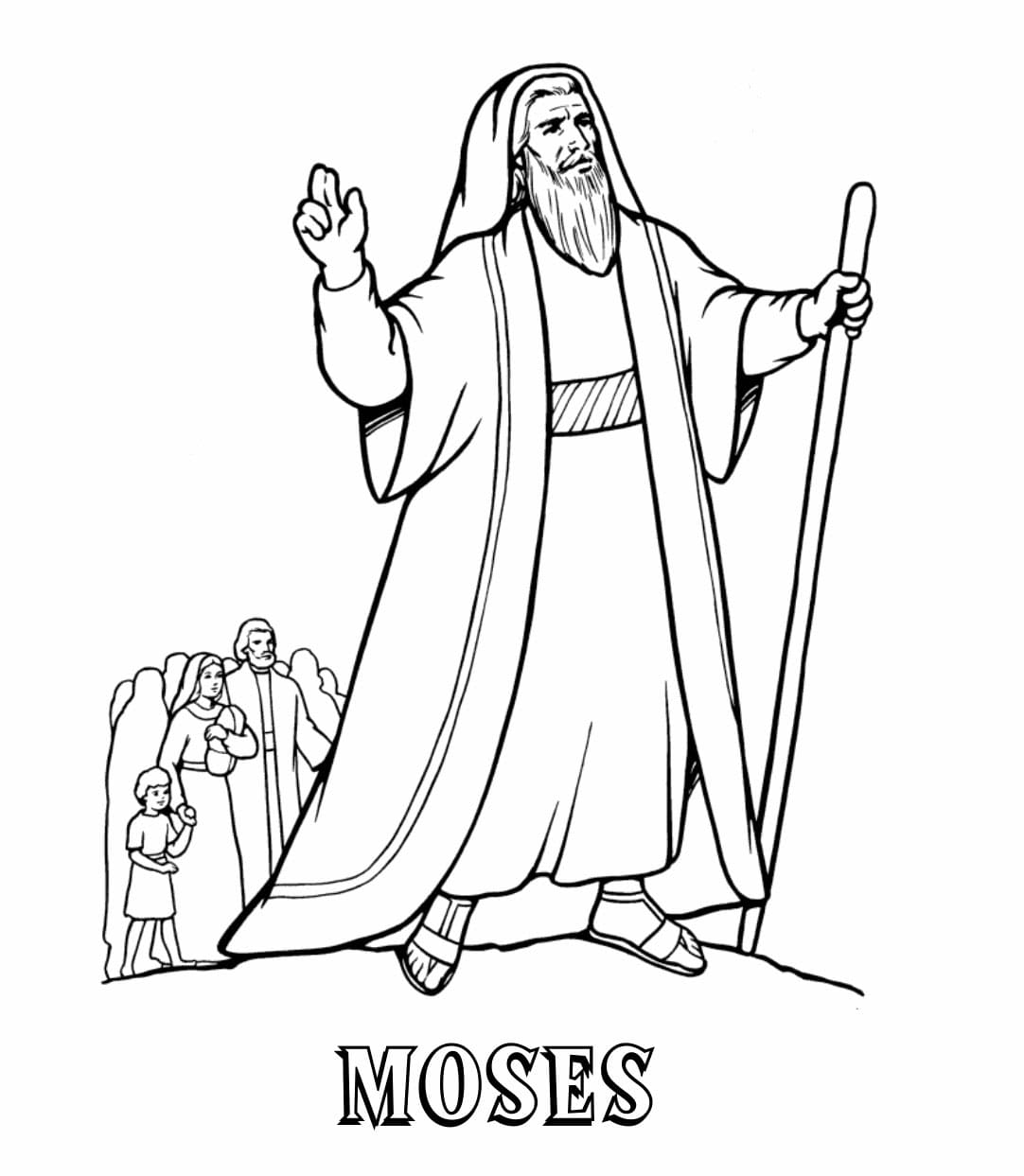 Moses fargelegging