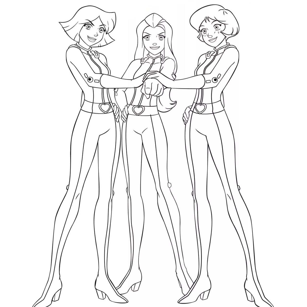 Totally Spies fargelegging