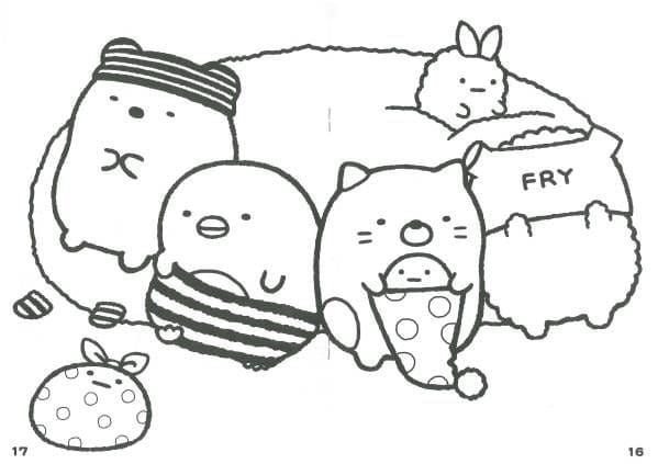 Sumikko Gurashi sove fargelegging