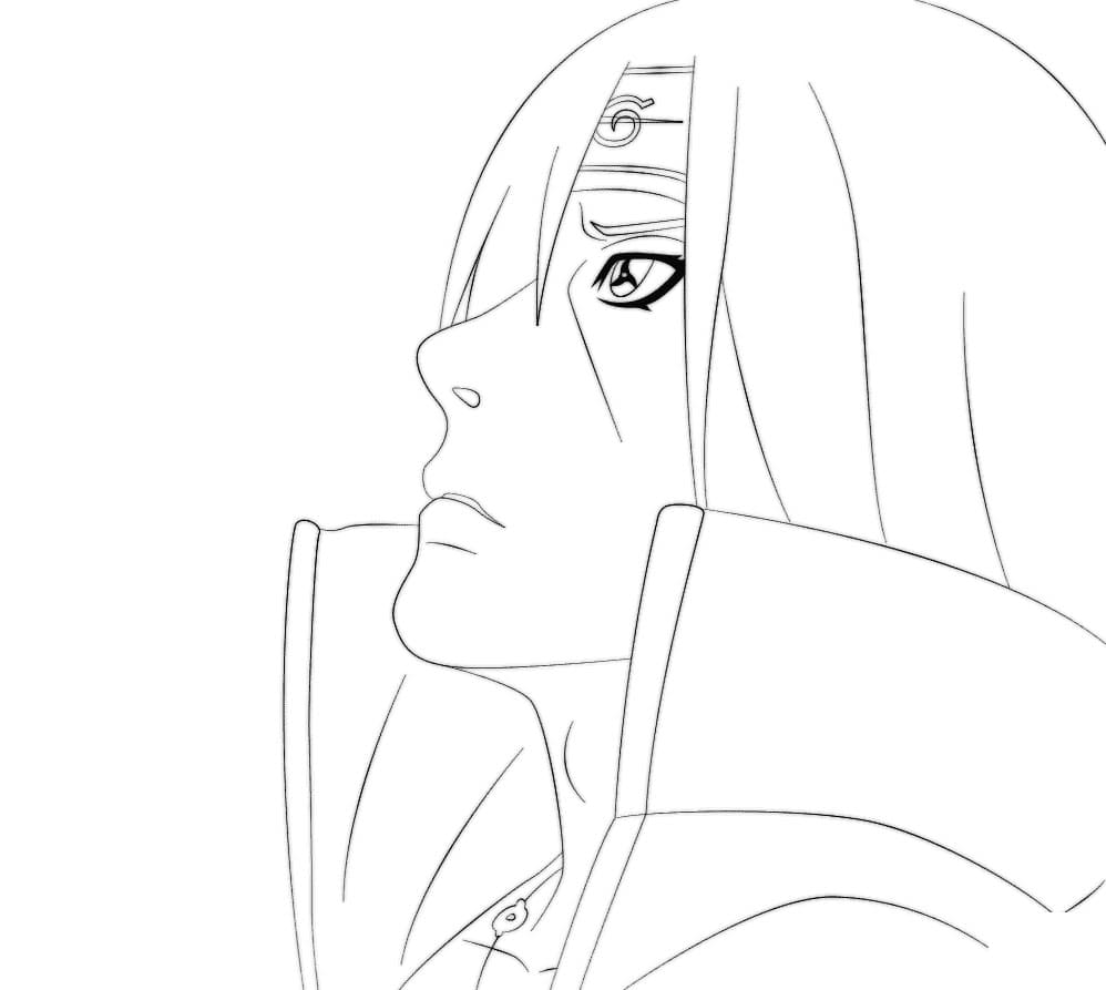 Uchiha Itachi fargeleggingsside