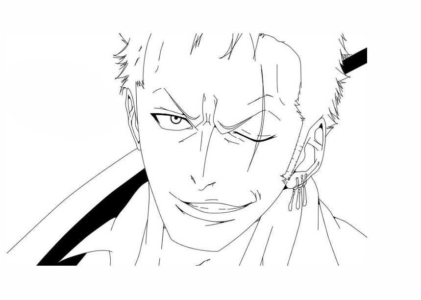 Zoro-hode fargelegging