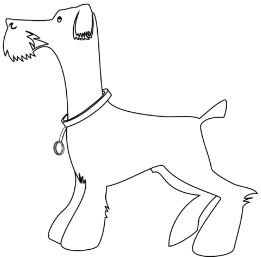 Airedale Terrier fargeleggingsside