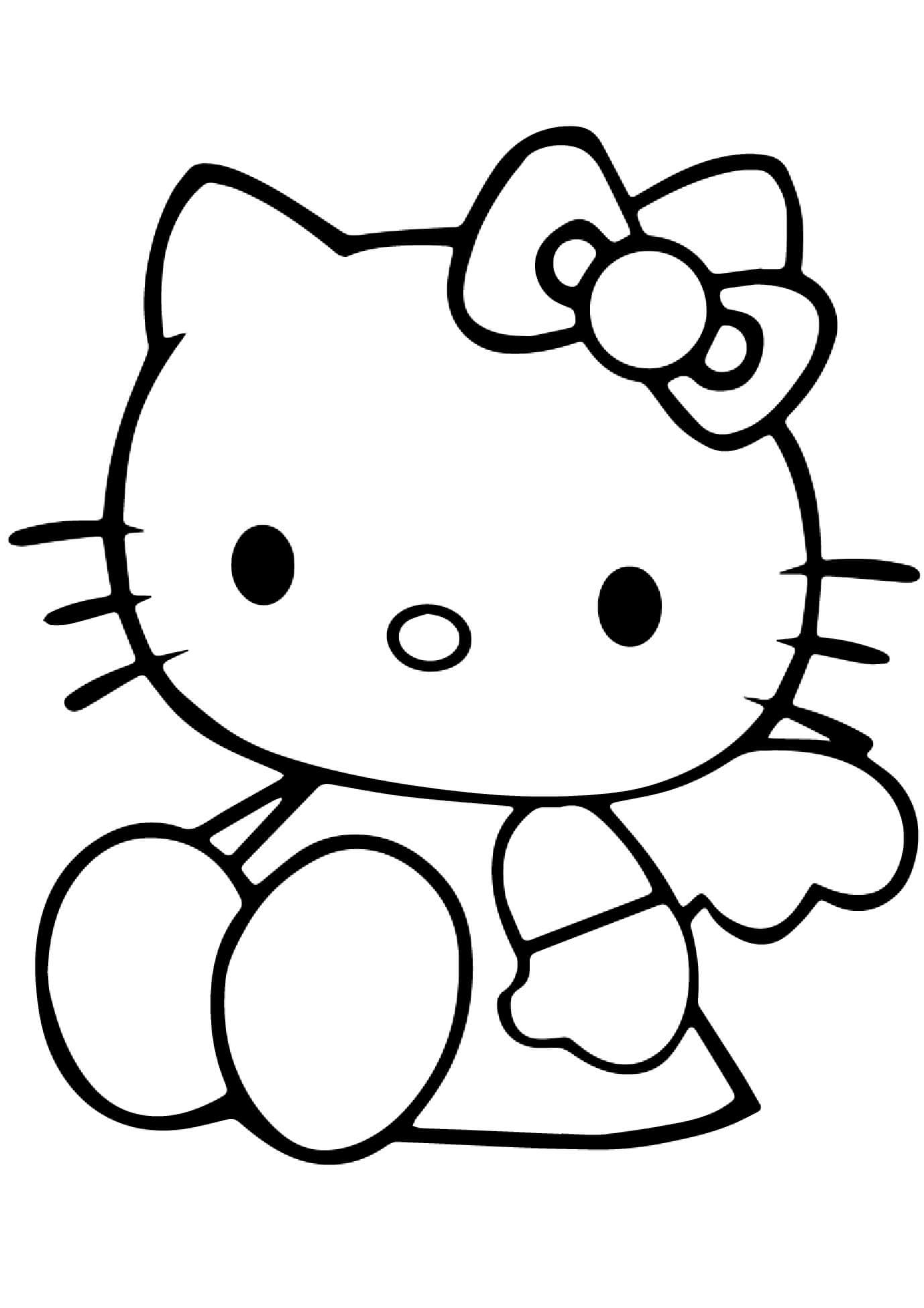 Engel Hello Kitty fargeleggingsside