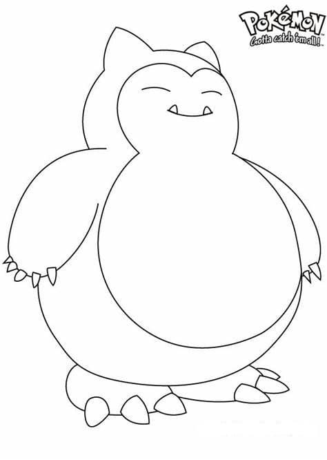 Glad Snorlax fargelegging