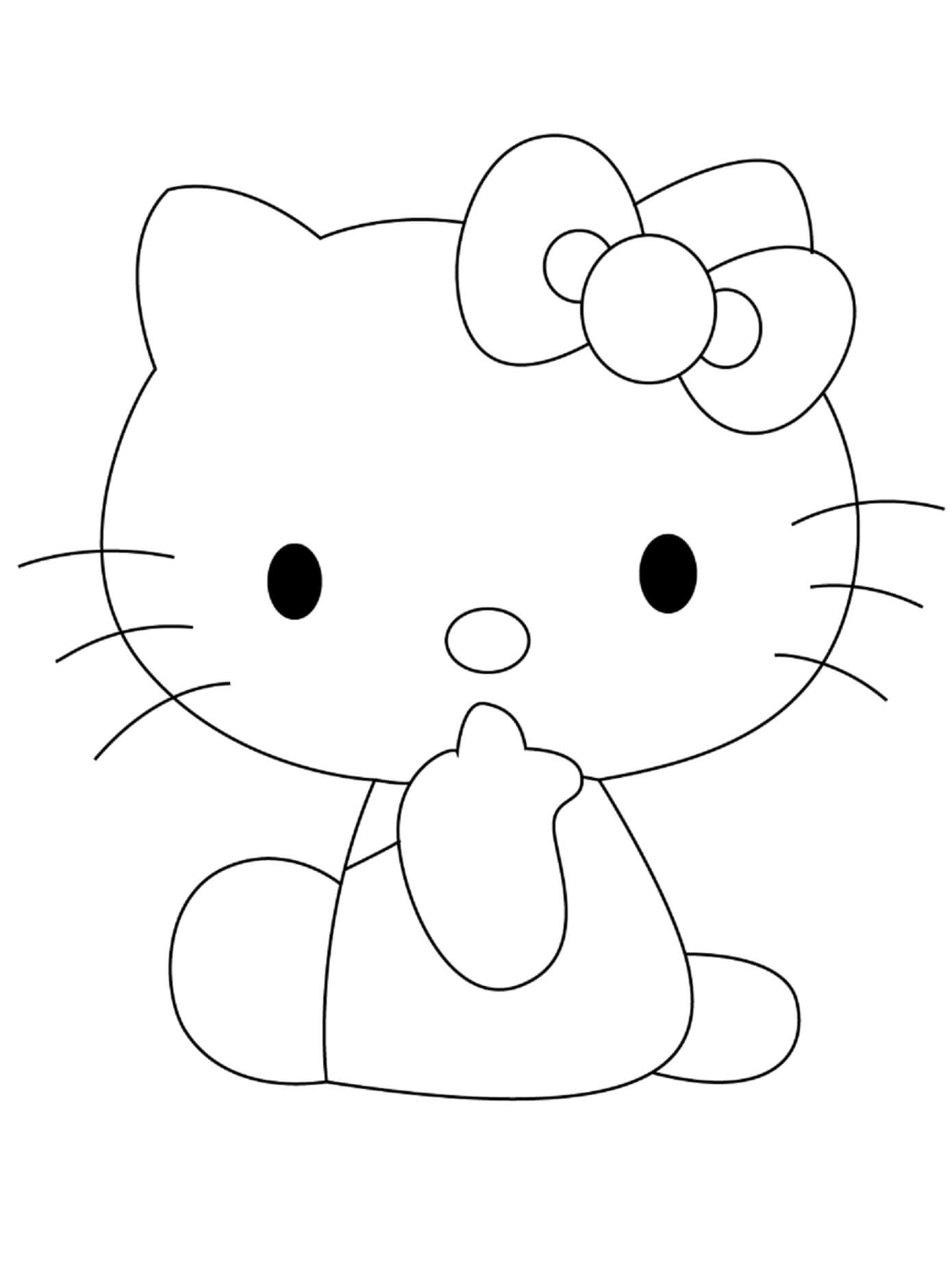 Hello Kitty Sitter fargeleggingsside
